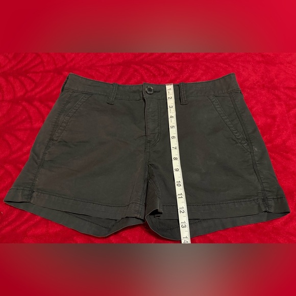 Size 8 Black American Eagle Shorts POCKETS Great Condition Measurements N Pics - Picture 3 of 12